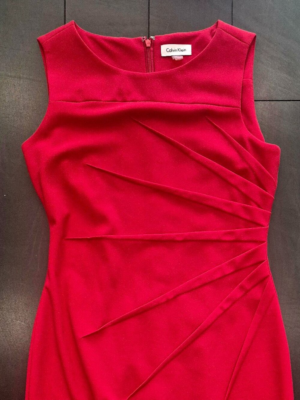 CALVIN KLEIN RED DRESS